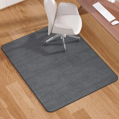 Vista 13 de Blvornl Office Chair Mat for Hardwood Floor and Low Pile Carpet, 35.5" x 47.2" Corduroy Surface Desk Rolling Chair Mat for Hard Floors, Heavy Duty