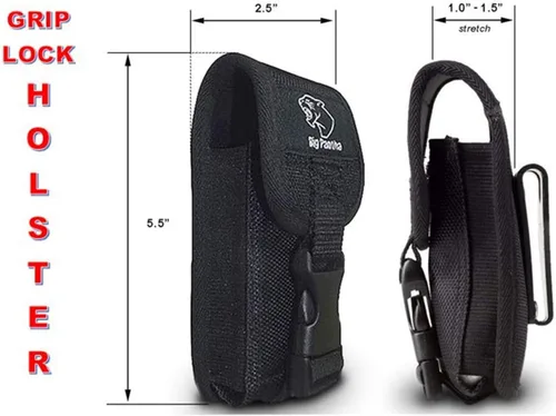 Vista 5 de Funda de bloqueo de agarre para motocicleta para BigPantha Grip Lock (y imitaciones de construcción similar). Funda de nailon totalmente probada que