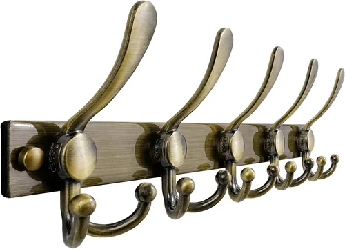 Vista 42 de Dseap Perchero de pared 2.0 Pro: resistente 300% más grueso, montaje en perno de 16 pulgadas, ganchos de pared de acero inoxidable para ropa