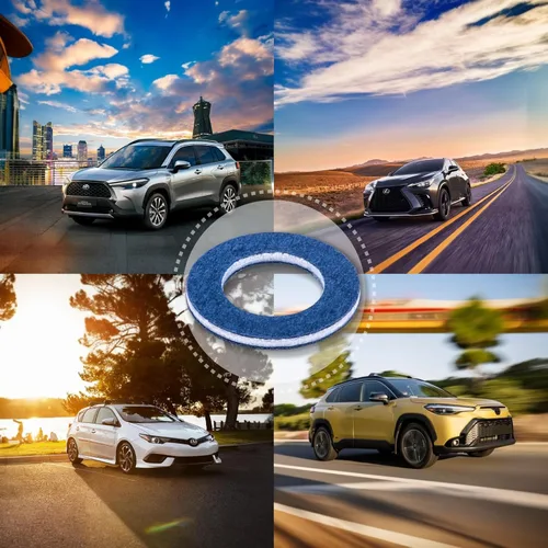 Vista 6 de MEAJOO 20 juntas de tapón de drenaje de aceite de motor de repuesto para Toyota 90430-12031 Lexus Scion RAV4 Camry Avalon Corolla