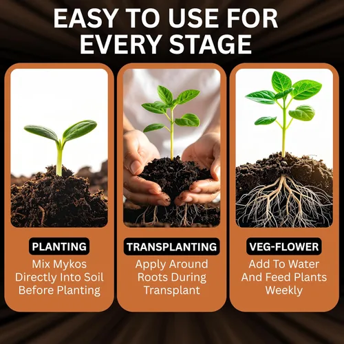 Vista 4 de Xtreme Gardening Mykos inoculante microrrizado puro, de 100 g, 2