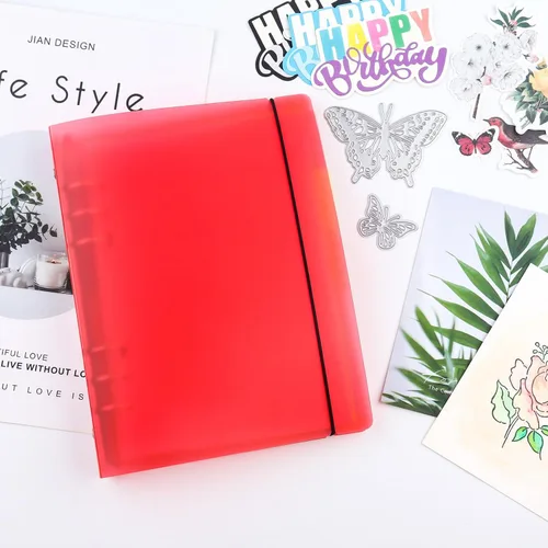 Vista 36 de BAOFALI 10PCS A5 Size Dividers for 6 Ring Binder,with Reinforced Edge and 10 Tabs,Paper Index Divider Category Page Tab Indexing Cards Die and Stamp