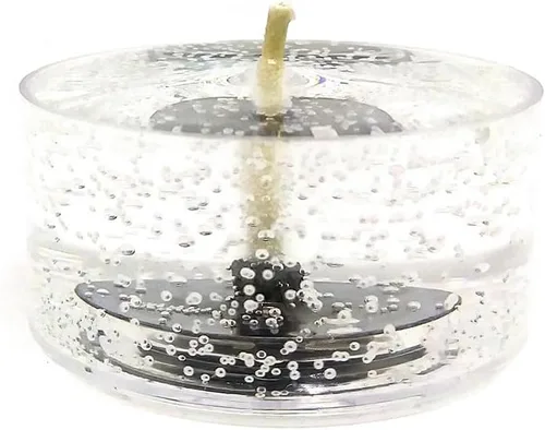 Vista 8 de Handcrafted Blue Limited Edition Sea Turtle Hatchling Refillable Forever Gel Candle Design with 4 Pack of Clear Unscented 8 Hour Gel Tea Lights