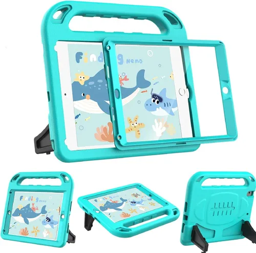 Vista 15 de Funda BMOUO para niños para iPad de 9.7 pulgadas 6ª/5ª generación (iPad de 2017/2018), funda para iPad 9.7/Air 2 con protector de pantalla, funda