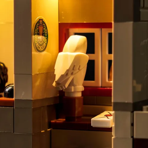 Vista 9 de VONADO Kit de luces LED compatible con Lego Hogwarts Express y Hogsmeade Station, iluminación decorativa de bricolaje para juego de tren de Harry