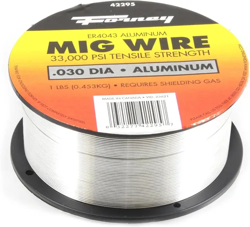 Forney 42295 Mig Alambre, aleación de aluminio ER4043, diámetro .030, carrete de 1 libra
