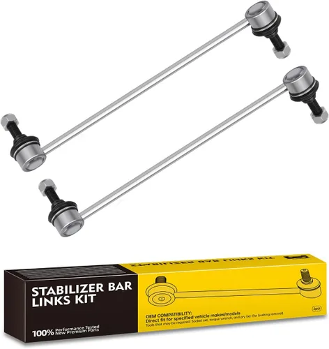 Vista 13 de TOVASTY 2 piezas eslabones de barra estabilizadora compatibles con Chevy Silverado 1500 2007-2016, Avalanche 07-13, Suburban 15-16, compatibles