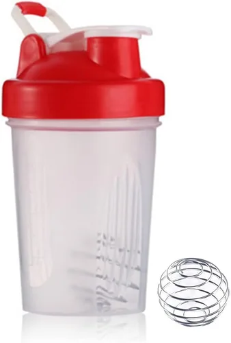 Vista 9 de ChezMax Botella agitadora para proteína en polvo (sin bisfenol A), 16 oz 400ML Protein Shaker Cup para antes del entrenamiento y batidos, botella