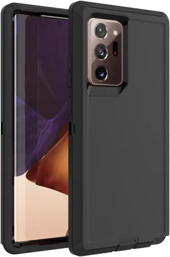 Vista 15 de Funda WOGROO para Galaxy Note 8, funda protectora resistente a caídas y golpes de grado pesado y resistente para Samsung Galaxy Note 8, Negro+Naranja