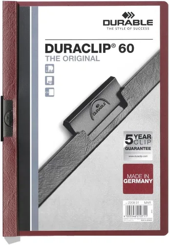 Vista 16 de Durable DURACLIP 30 - Carpeta con clip de PVC, tamaño A4, surtido