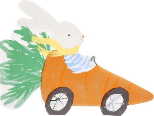 Vista 4 de Meri Meri Servilletas de Pascua (16 unidades), servilletas desechables de papel de Pascua de 3 capas