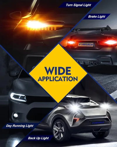 Vista 7 de 7440 Bombilla LED roja 7440 Bombillas LED de freno 36SMD-2835 Chipsets 7443 Bombilla LED 7441 7444 T20 W21W LED Lámpara de repuesto para luces