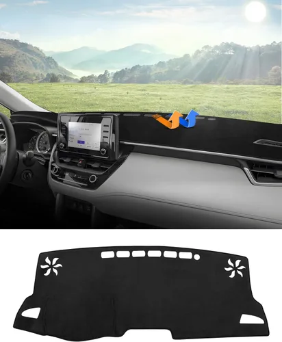 Vista 43 de Autorder Tapete de cubierta de tablero para Dodge Ram 1500 2500 3500 2019-2023 2024 2025 2026 Accesorios Cubierta de salpicadero de franela