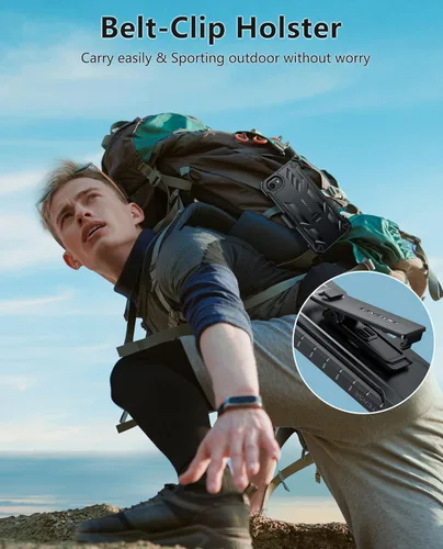 Vista 4 de FNTCASE Funda para iPhone SE de 3ª/2ª generación: para iPhone SE 2022/2020/8/7/6S/6 Funda de teléfono con protección contra caídas, resistente a