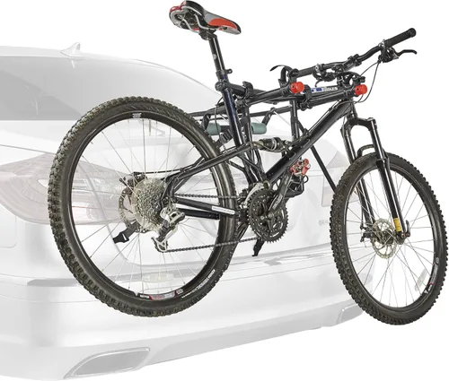 Vista 2 de Allen Sports Deluxe - Soporte para maletero de 2 bicicletas, modelo 102DN-R, color negro