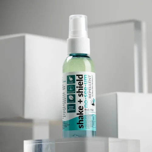 Vista 2 de Best Bee Brothers Shake + Shield No-See-Ums Mosquito Spray – Spray de insectos sin grasa para el cuerpo hecho con ingredientes a base de plantas, 2