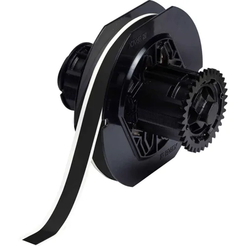 Brady B30C-500-595-BK 100 pies de largo x 0.500 pulgadas de ancho, vinilo B-595, negro BBP31 cinta para interiores y exteriores