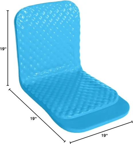 Vista 3 de TRC Recreation Silla plegable de espuma súper suave de 19 pulgadas junto a la piscina, azul marino