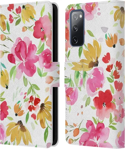 Vista 161 de Head Case Designs Officially Licensed Ninola Butterfly Nature Spring Floral Leather Wallet Case Compatible with Samsung Galaxy A07 4G