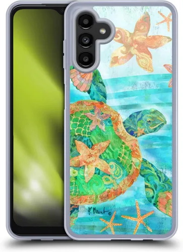 Vista 11 de Head Case Designs Officially Licensed Paul Brent Agate Mermaid Coastal Gel Case [Military Grade Protection] Compatible with Samsung Galaxy A13 5G