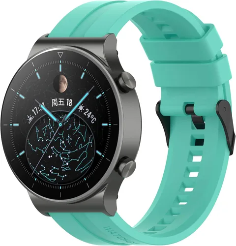 Vista 21 de FitTurn Band Compatible with Huawei Watch 5 4 Pro/GT 6 5 4 3 2 Pro/GT 2e/GT 6 5 4 46mm/GT2 46mm/GT Active/ Replacement Straps Silicone Bands