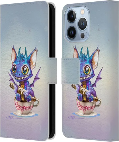 Vista 226 de Head Case Designs Officially Licensed Ruth Thompson Boba Tea Cup O Dragons Leather Wallet Case Compatible with Apple iPhone 7 Plus / 8 Plus