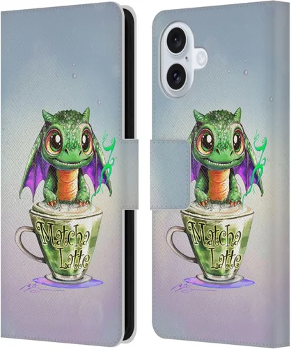 Vista 356 de Head Case Designs Officially Licensed Ruth Thompson Boba Tea Cup O Dragons Leather Wallet Case Compatible with Apple iPhone 7 Plus / 8 Plus