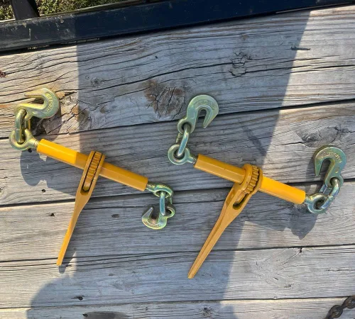 Vista 7 de Mytee Products Tensor de Carga con Palanca de Trinquete Resistente de 3/8"-1/2" con Ganchos de Agarre, Límite de Carga de Trabajo de 12,000 Libras