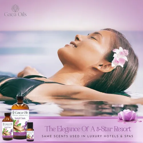 Vista 9 de Santal Oasis Aceites aromáticos - Fragancia de aceite esencial para uso con difusores, cañas y más 4 onzas líquidas