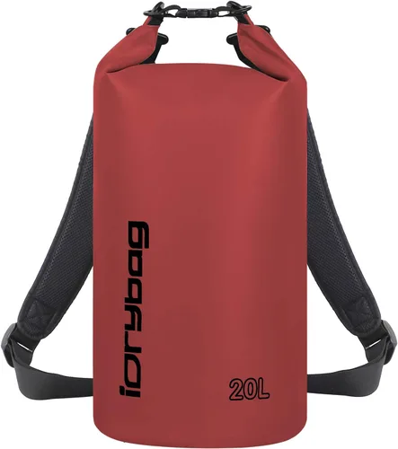 Vista 49 de IDRYBAG Bolsa seca para kayak impermeable 2L/5L/10L/15L/20L, pequeña bolsa impermeable para navegación