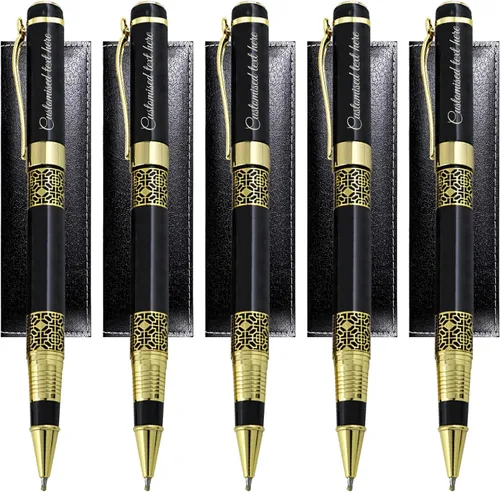 Vista 11 de Personalized pens & Gel pens with Text Company Names, Office Gift Pen Set, with Pen Box Gift Perfect for Students/Teacher/Manager/Lawyer/Professor