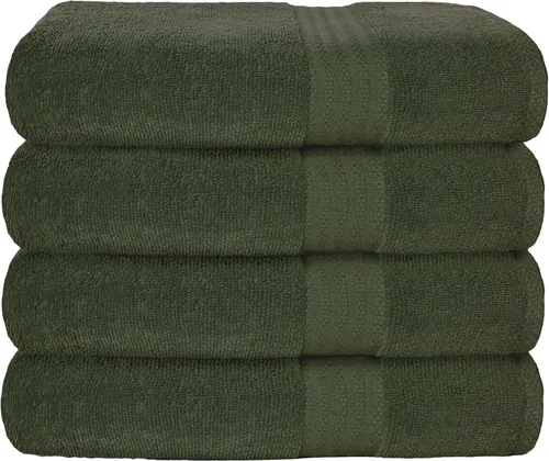 Vista 41 de GLAMBURG Sábana de baño de algodón extra grande premium de 700 GSM 35x70 - 100% algodón peinado - Calidad de hotel y spa de lujo - Duradera