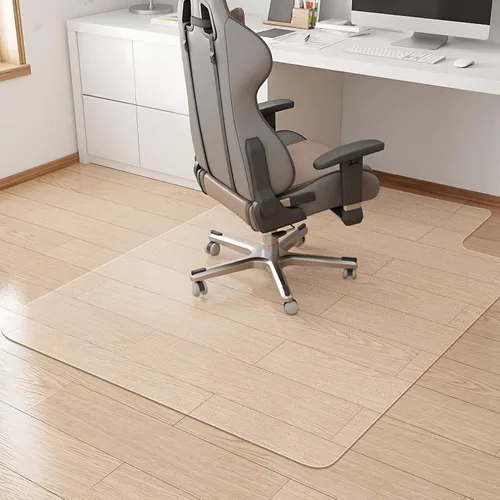 Vista 15 de KMAT Alfombrilla para Silla de Oficina, Alfombrillas de Suelo de Madera Dura y Azulejo de Fácil Deslizamiento, Alfombrilla Transparente para Silla