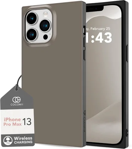 Vista 20 de Cocomii - Funda rectangular compatible con iPhone 13 Pro - Color sólido, tonos de moda, brillante, para mujeres, niñas, hombres, funda protectora