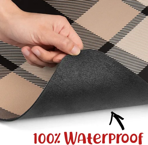 Vista 4 de DogBuddy Tapete de comida para perros – Tapete impermeable para alimentos y agua, mantel individual ultra absorbente para perros, tapete