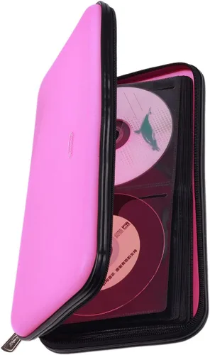 Vista 12 de Funda para CD y DVD, billetera resistente de capacidad para 72 unidades, soporte para funda de DVD para automóvil, funda rígida resistente, soporte