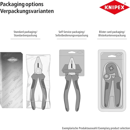 Vista 5 de Knipex 95 26 165 Tijeras de cable 6,5" con resorte de apertura con agarre suave probado por VDE