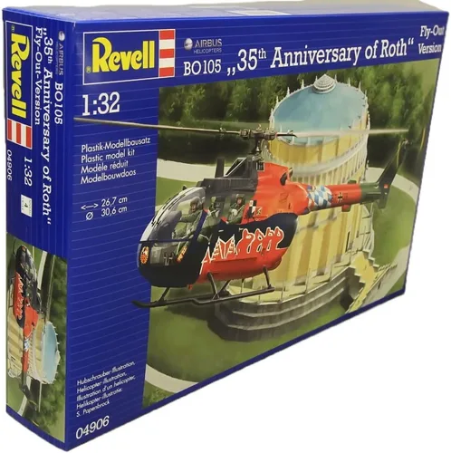 Revell Germany 04906 1/32 BO 105 Fly Out Kit de modelado de plástico para pintura