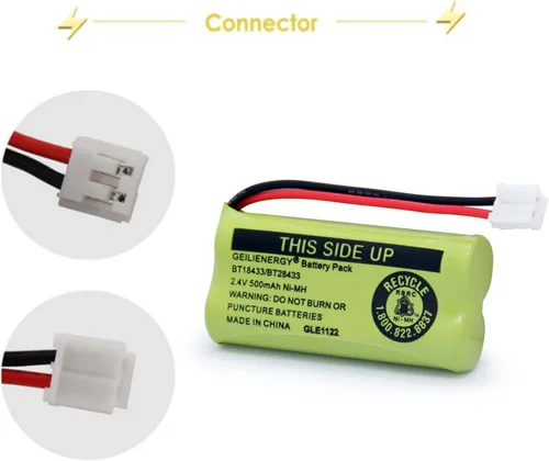 Vista 4 de GEILIENERGY BT18433 BT28433 BT184342 BT284342 BT183348 BT283348 BT-1011 Batería de repuesto compatible con teléfono CS6209 CS6219 CS6229 DS6151