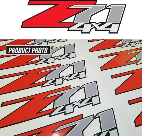Vista 6 de Z71 4x4 (juego de 2 calcomanías) - F - 1500 2500 HD pegatinas (Z71 4x4 Original)