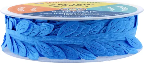 Vista 4 de Mandala Crafts Cinta de hojas azules para manualidades, decoración