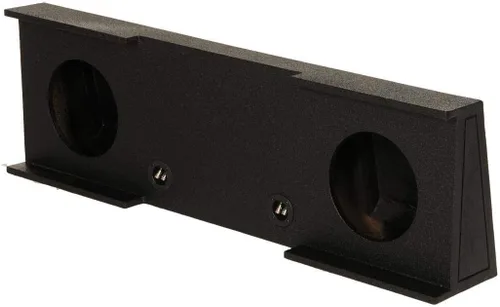 QPower QBomb - Caja de subwoofers de doble puerto de 12 pulgadas, audio para automóvil con rociador de cama para GMC Chevy Crew Cab 2007-2013