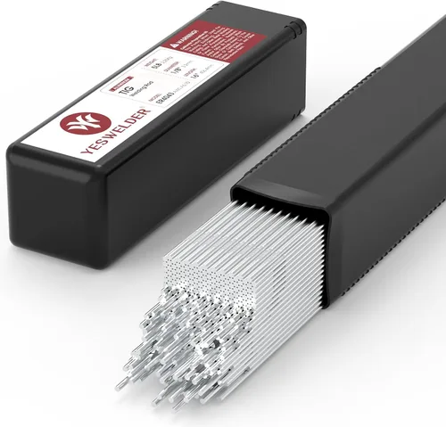 Vista 13 de YESWELDER Varilla de soldadura TIG de acero suave ER70S-6 1/8"x16" 5LB