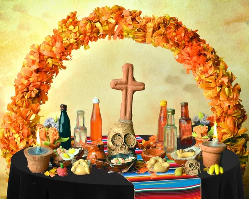 Vista 4 de Mantel de serape mexicano de 14 x 108 pulgadas, mantel de algodón suave para decoración de mesa de fiesta temática mexicana para fiesta, decoración