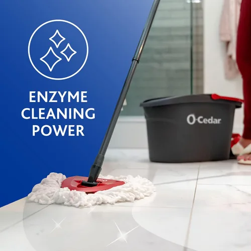 Vista 4 de O-Cedar Paquete de limpieza de suelos con fregona y paquetes de limpieza (paquete de 1)