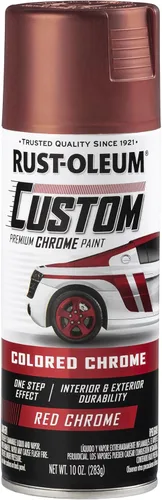 Vista 4 de Rust-Oleum 343346 Pintura en aerosol cromada personalizada automotriz, 10 onzas, color negro, (paquete de 1)