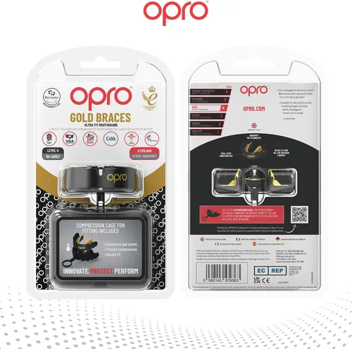 Vista 7 de OPRO Gold Level Moldable Mouth Guard for Braces, Premium Fit (Age 10+)