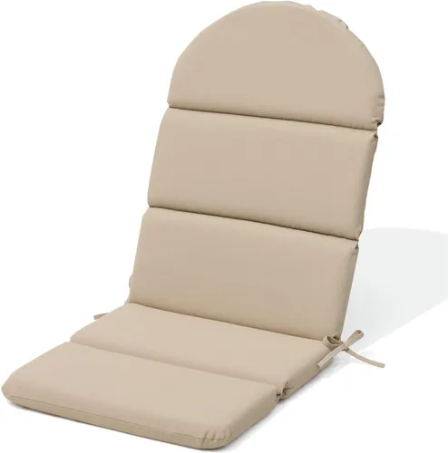 Vista 9 de Crestlive - Juego de 2 cojines para sillas Adirondack de 50 x 19.6 pulgadas, impermeables, resistentes a la decoloración, cojines para silla Beige