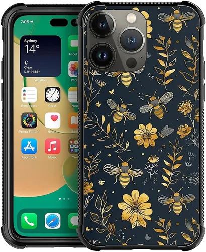 Vista 270 de Compatible con Funda para iPhone 14 Plus, Diseño Asombroso de Orca Ballena Saltarina, Funda Resistente a Golpes y Arañazos, Funda Trasera Dura de PC