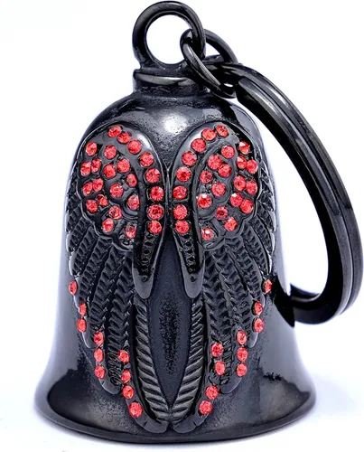 Vista 7 de Motorcycle Women Bells - Motorcycle Angel Bell for Men Women,Bell Biker Accessory,Guard Riding Safety